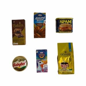 Set of 6 Mini Brands Food Collectibles